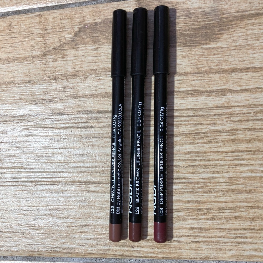 3/$15 💛 (3) dark colored lip liners